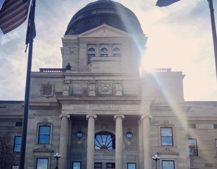 Capitol building in Helena, Montana